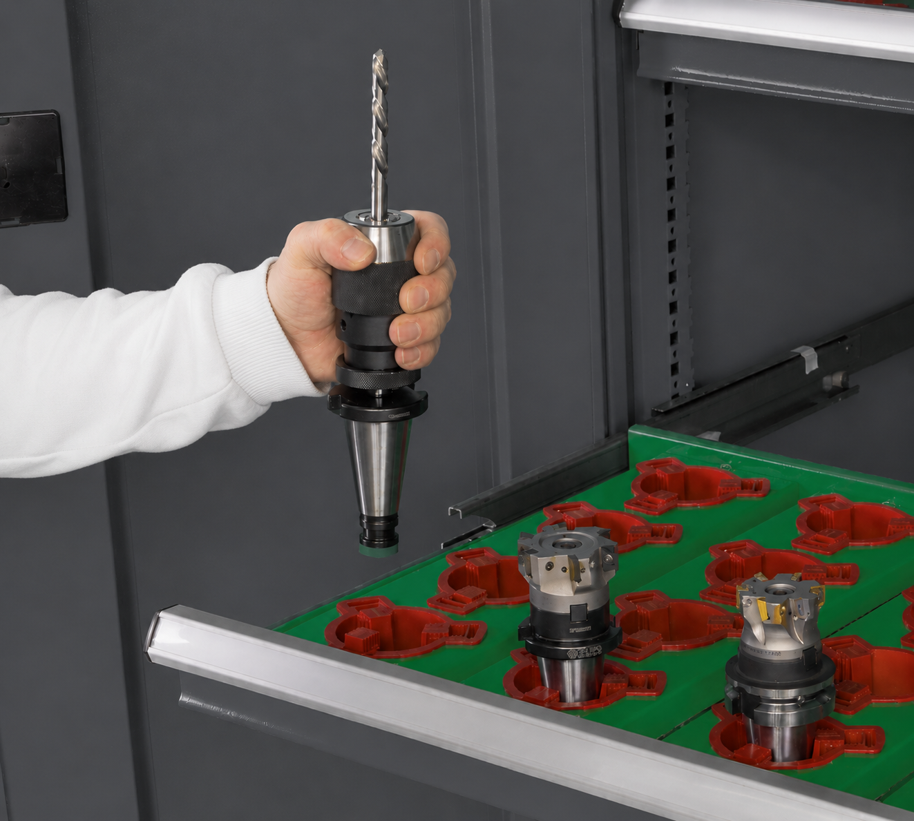 Avastec Tool Cabinet and CNC Holders
